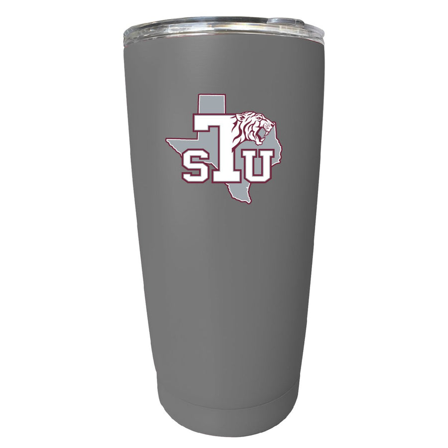 Texas Southern University 16 oz Stainless Steel Insulated Tumbler Image 1