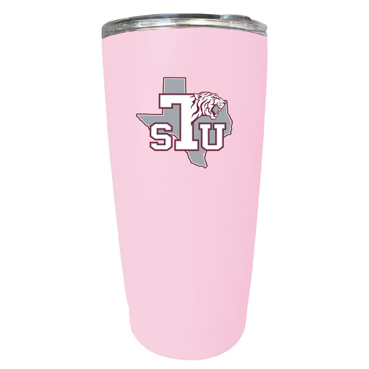 Texas Southern University 16 oz Stainless Steel Insulated Tumbler Image 2