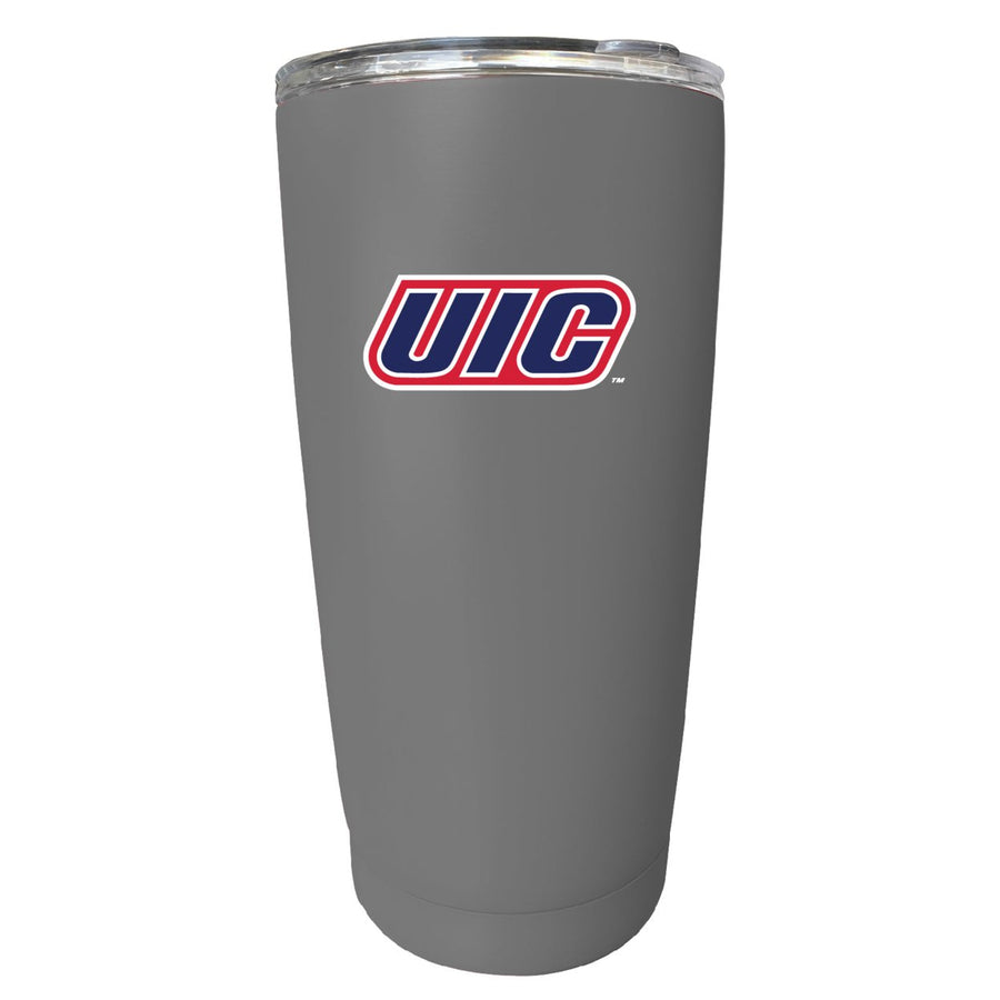 University of Illinois at Chicago NCAA Insulated Tumbler - 16oz Stainless Steel Travel Mug Image 1