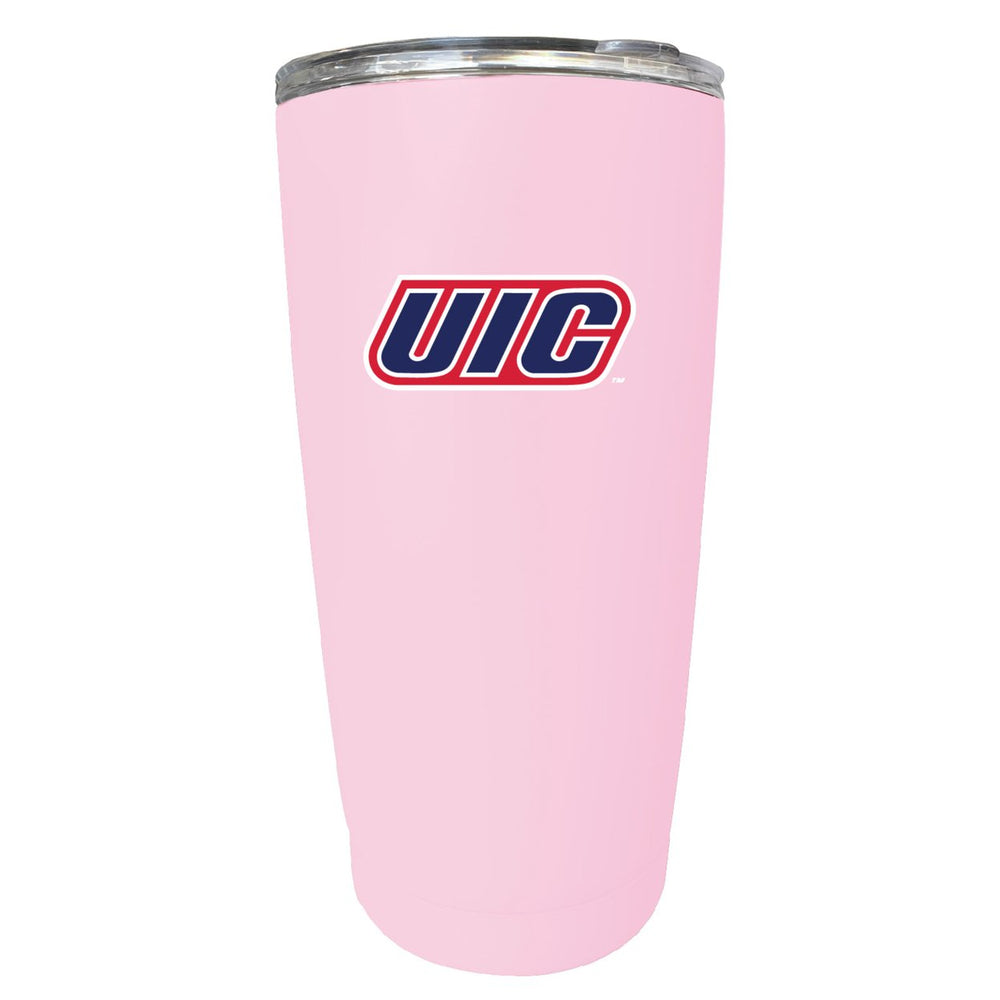 University of Illinois at Chicago NCAA Insulated Tumbler - 16oz Stainless Steel Travel Mug Image 2