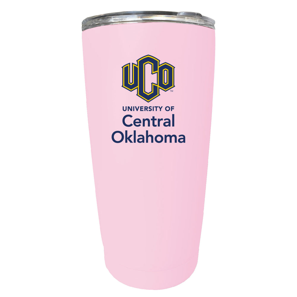 University of Central Oklahoma Bronchos NCAA Insulated Tumbler - 16oz Stainless Steel Travel Mug Image 2