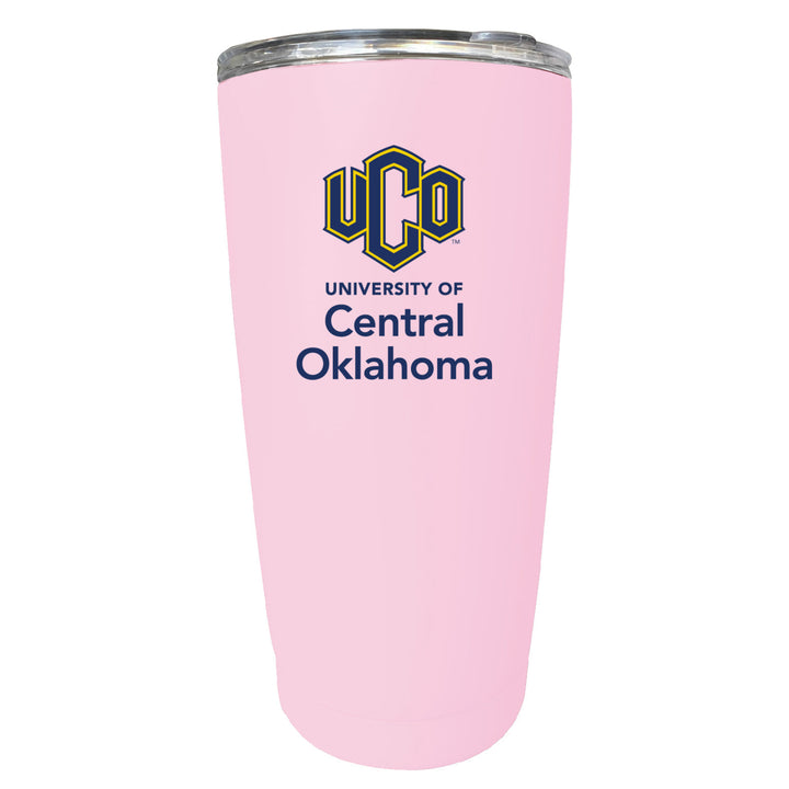 University of Central Oklahoma Bronchos NCAA Insulated Tumbler - 16oz Stainless Steel Travel Mug Image 2