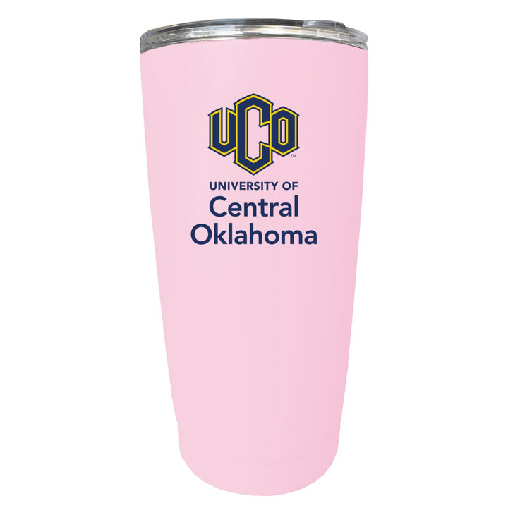 University of Central Oklahoma Bronchos NCAA Insulated Tumbler - 16oz Stainless Steel Travel Mug Image 1