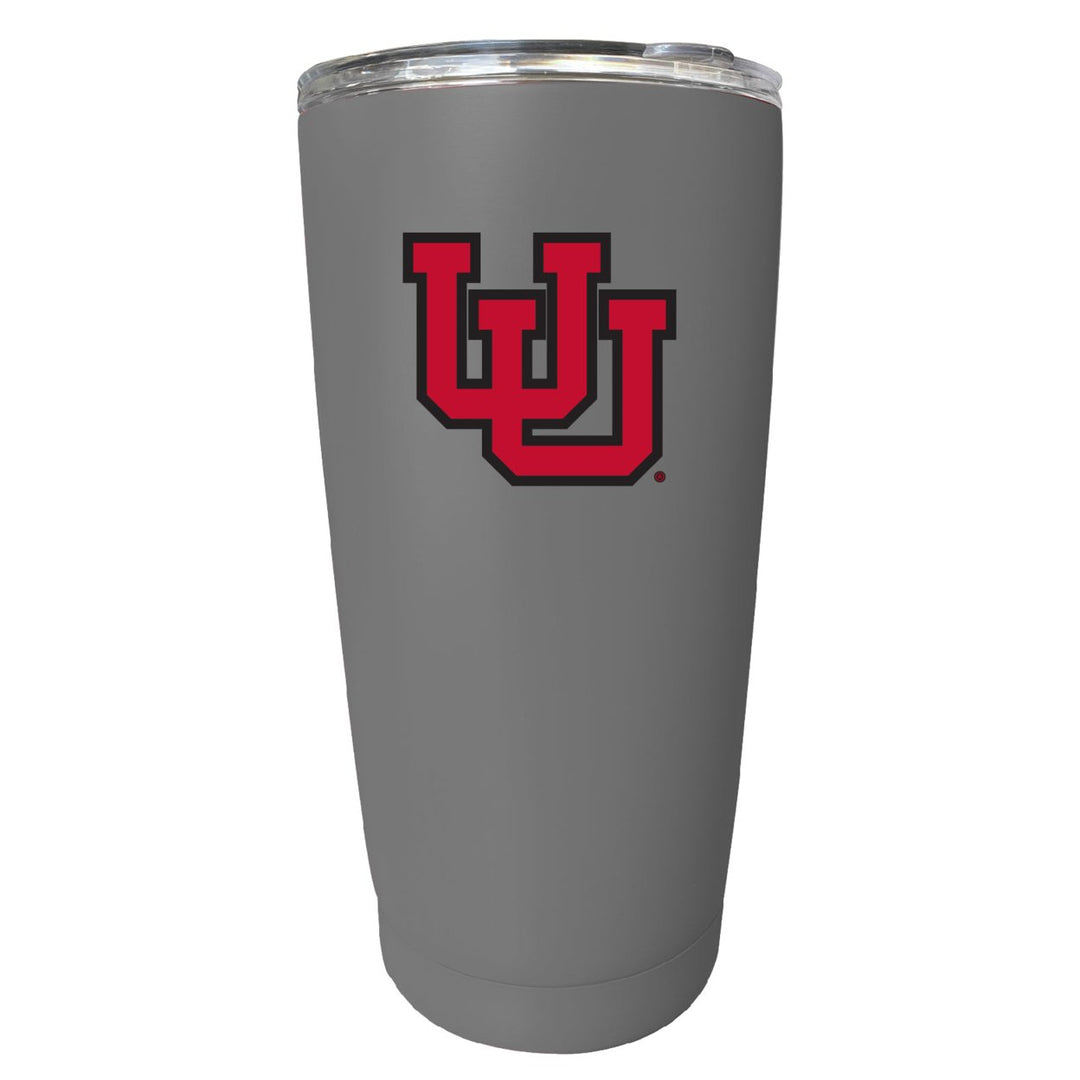 Utah Utes NCAA Insulated Tumbler - 16oz Stainless Steel Travel Mug Image 1