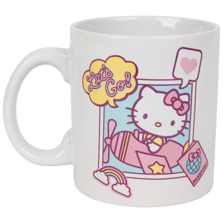 Hello Kitty Lets Go 20oz Jumbo Ceramic Mug Image 1