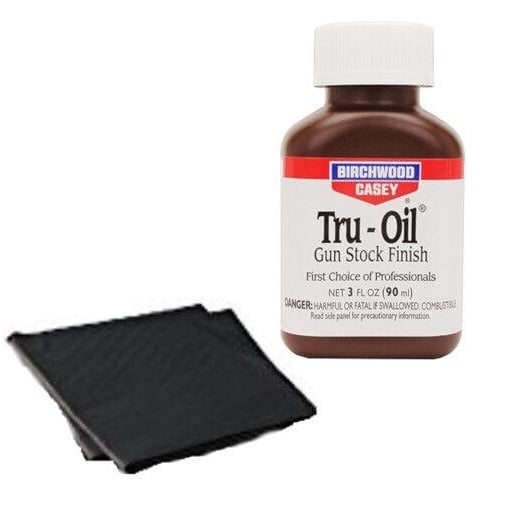 Westlake MarketBirchwood Casey Tru-Oil Gun Stock Finish with Two Disposable Absorbent Pads Image 1