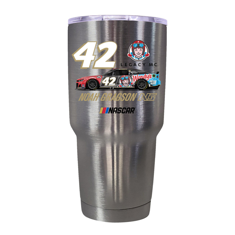 42 Noah Gragson W Officially Licensed 24oz Stainless Steel Tumbler Image 2