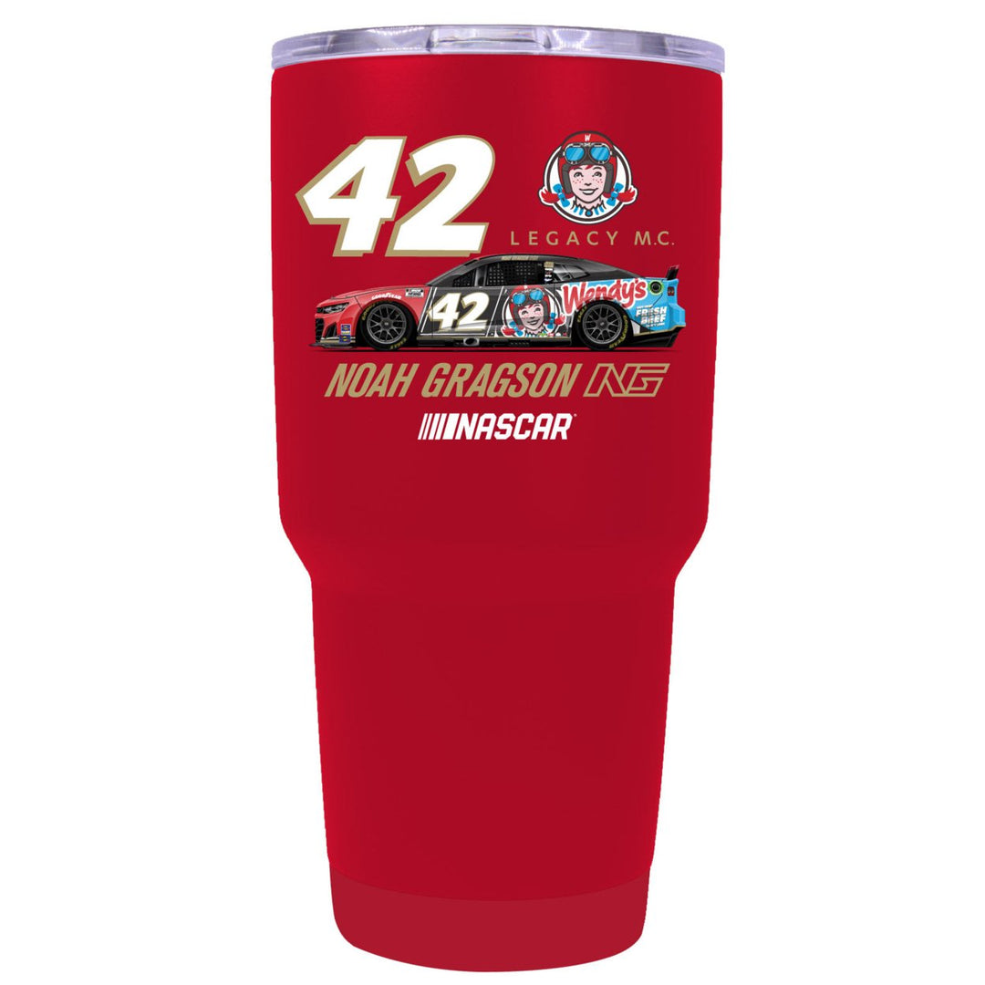 42 Noah Gragson W Officially Licensed 24oz Stainless Steel Tumbler Image 3