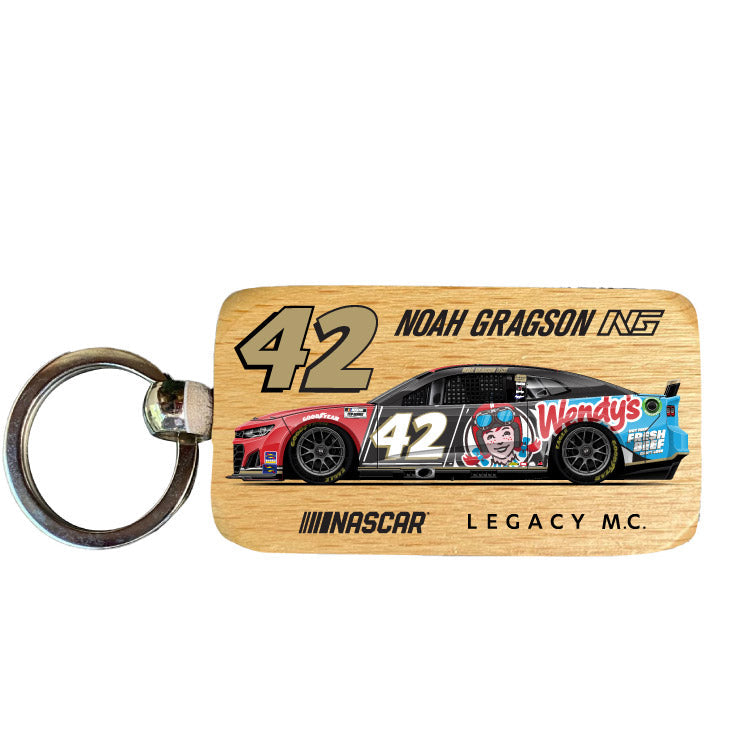 42 Noah Gragson W Officially Licensed Wooden Keychain Image 1