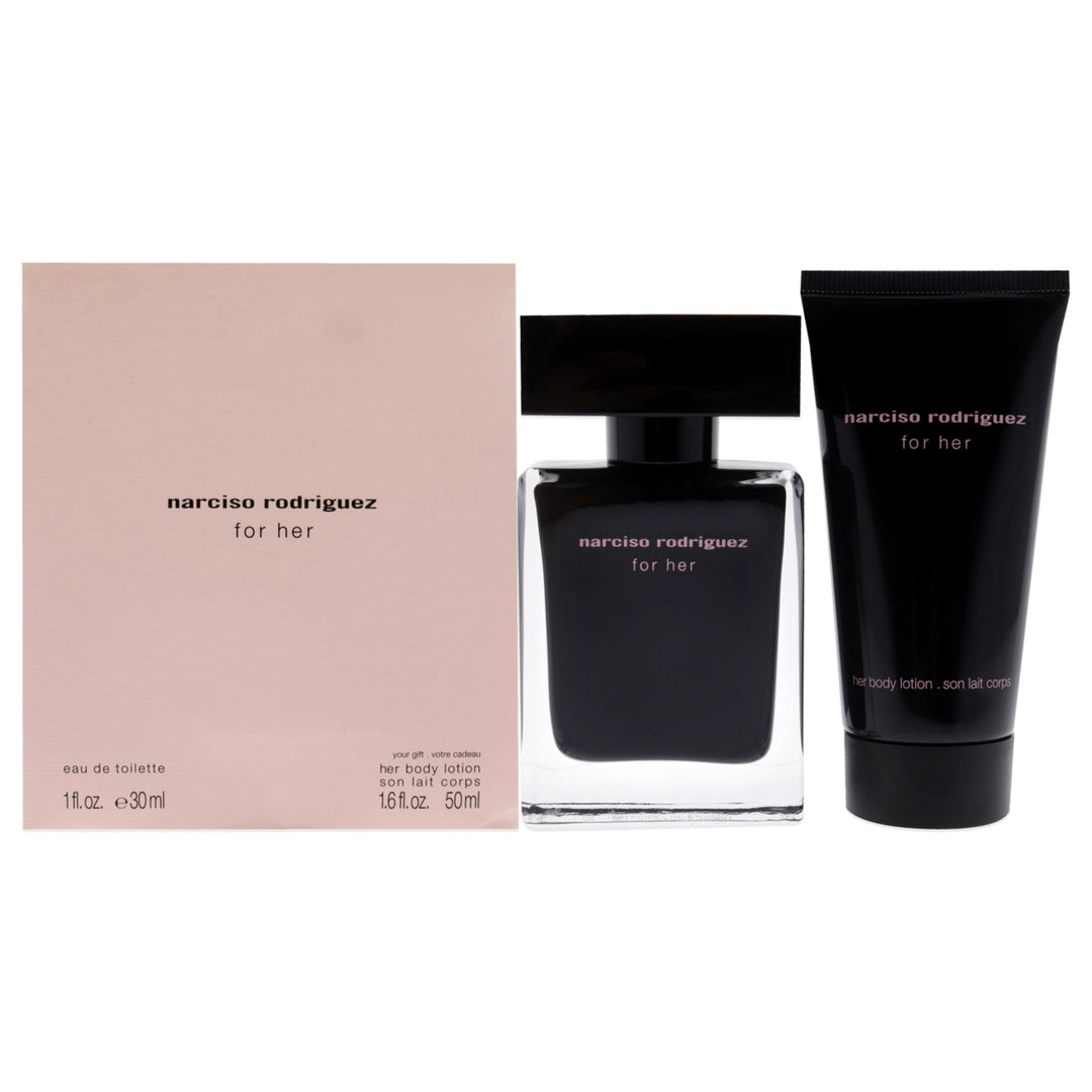 Narciso Rodriguez by Narciso Rodriguez for Women - 2 Pc Gift Set 1oz EDT Spray1.6oz Body Lotion Image 1