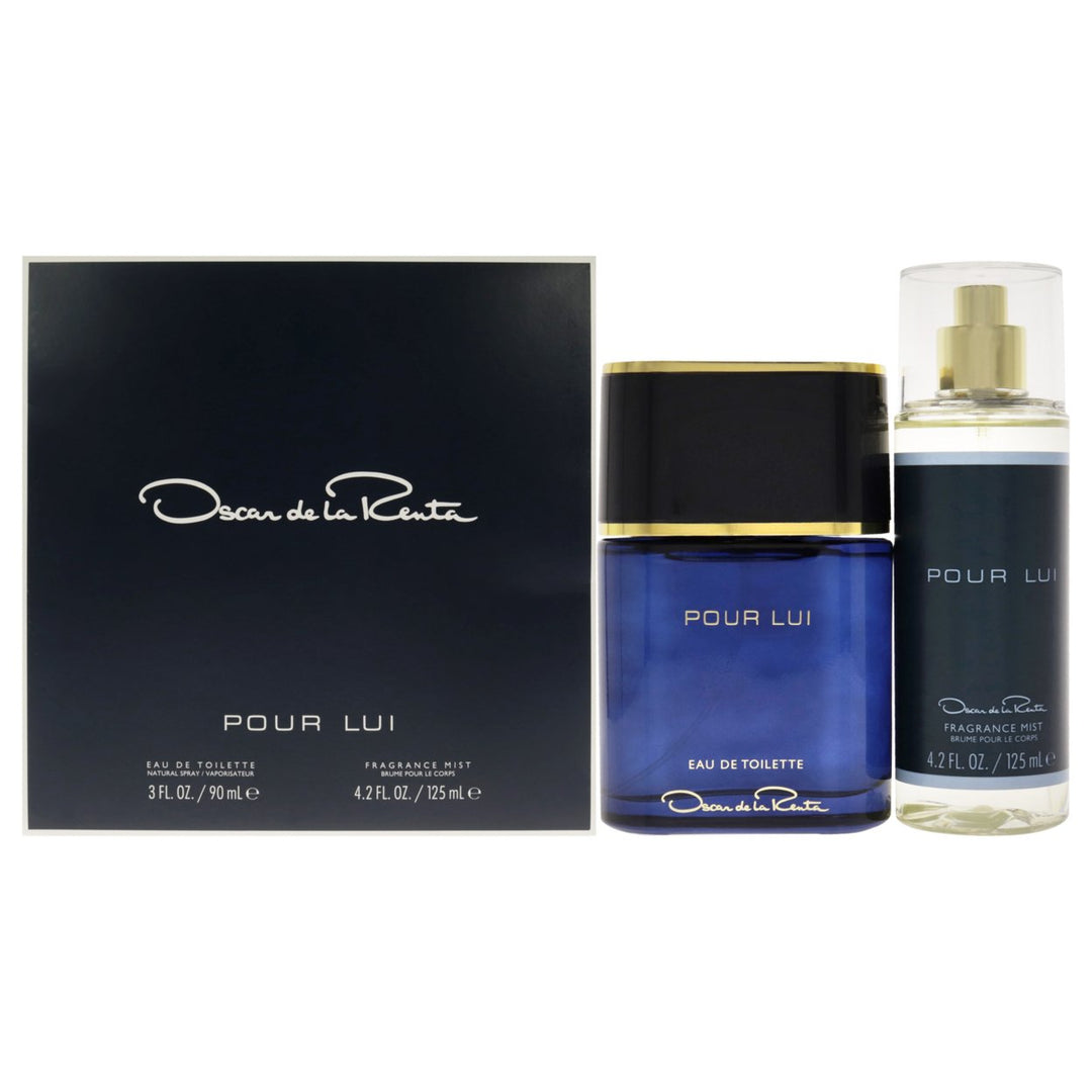 Oscar Pour Lui by Oscar De La Renta for Men - 2 Pc Gift Set 3oz EDT Spray4.2oz Fragrance Mist Image 1