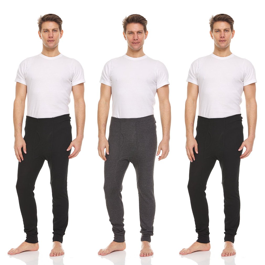 DARESAY Mens Thermal Long John Pants Image 1