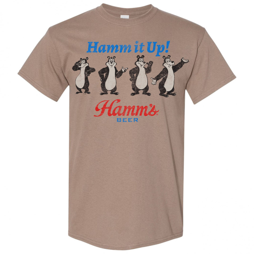 Hamm's Beer Bear Hamm It Up! T-Shirt Image 1
