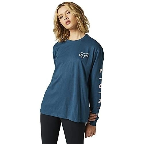 Fox Racing Womens 7 Point Long Sleeve Premium Top  drk indo Image 1