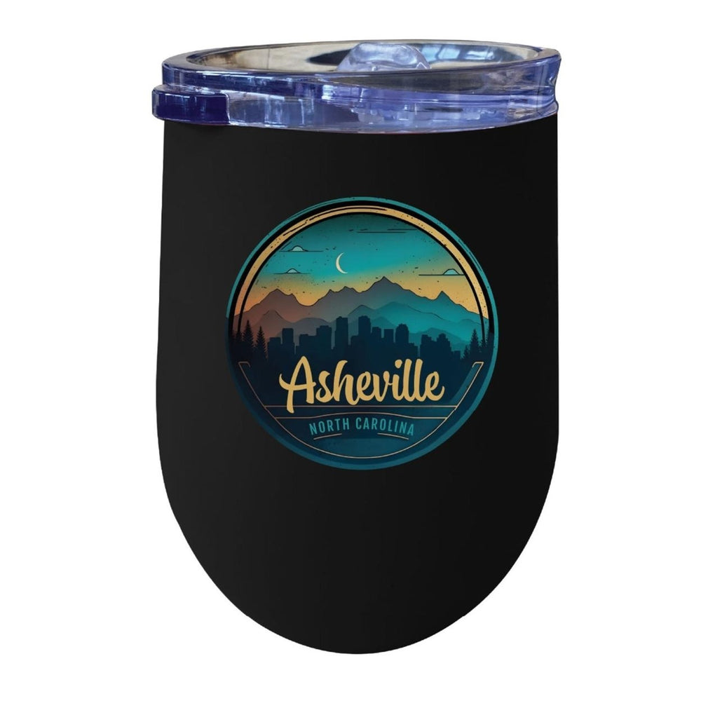 Asheville North Carolina Souvenir 12 oz Insulated Wine Stainless Steel Tumbler Image 2