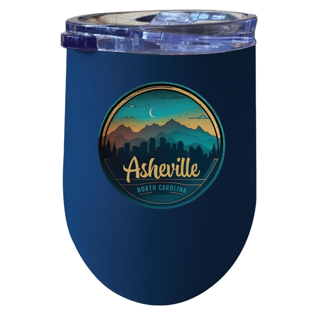 Asheville North Carolina Souvenir 12 oz Insulated Wine Stainless Steel Tumbler Image 4