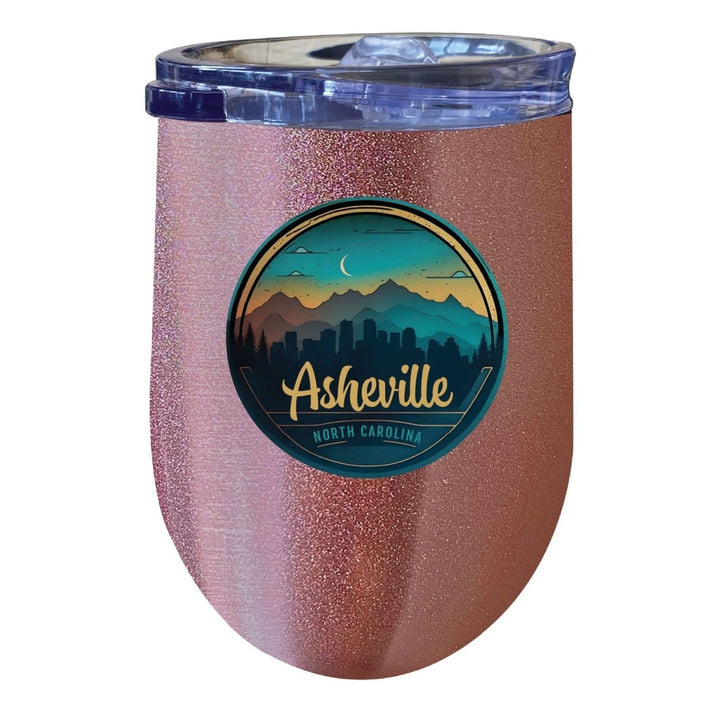 Asheville North Carolina Souvenir 12 oz Insulated Wine Stainless Steel Tumbler Image 4