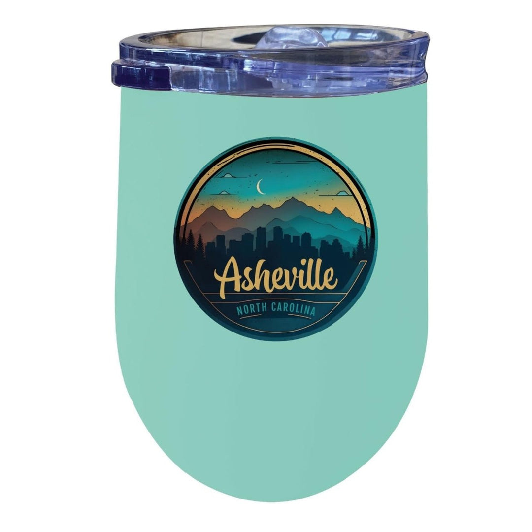 Asheville North Carolina Souvenir 12 oz Insulated Wine Stainless Steel Tumbler Image 6