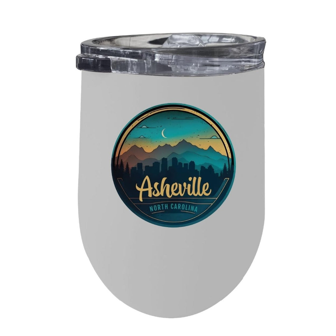 Asheville North Carolina Souvenir 12 oz Insulated Wine Stainless Steel Tumbler Image 7