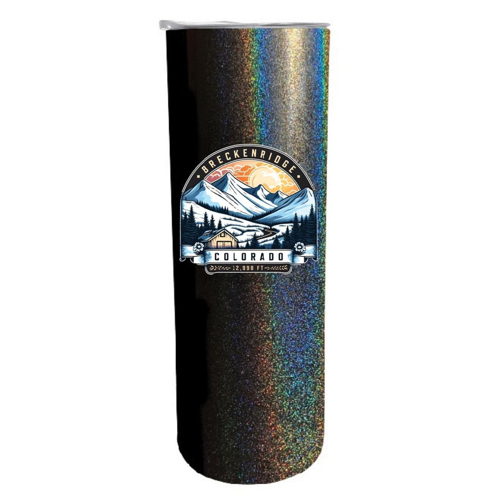 Breckenridge Colorado Souvenir 20 oz Insulated Stainless Steel Skinny Tumbler Image 2