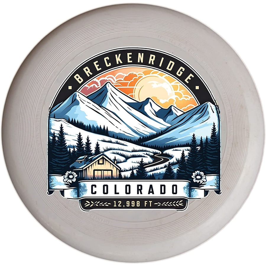 Breckenridge Colorado Souvenir Frisbee Flying Disc Image 1