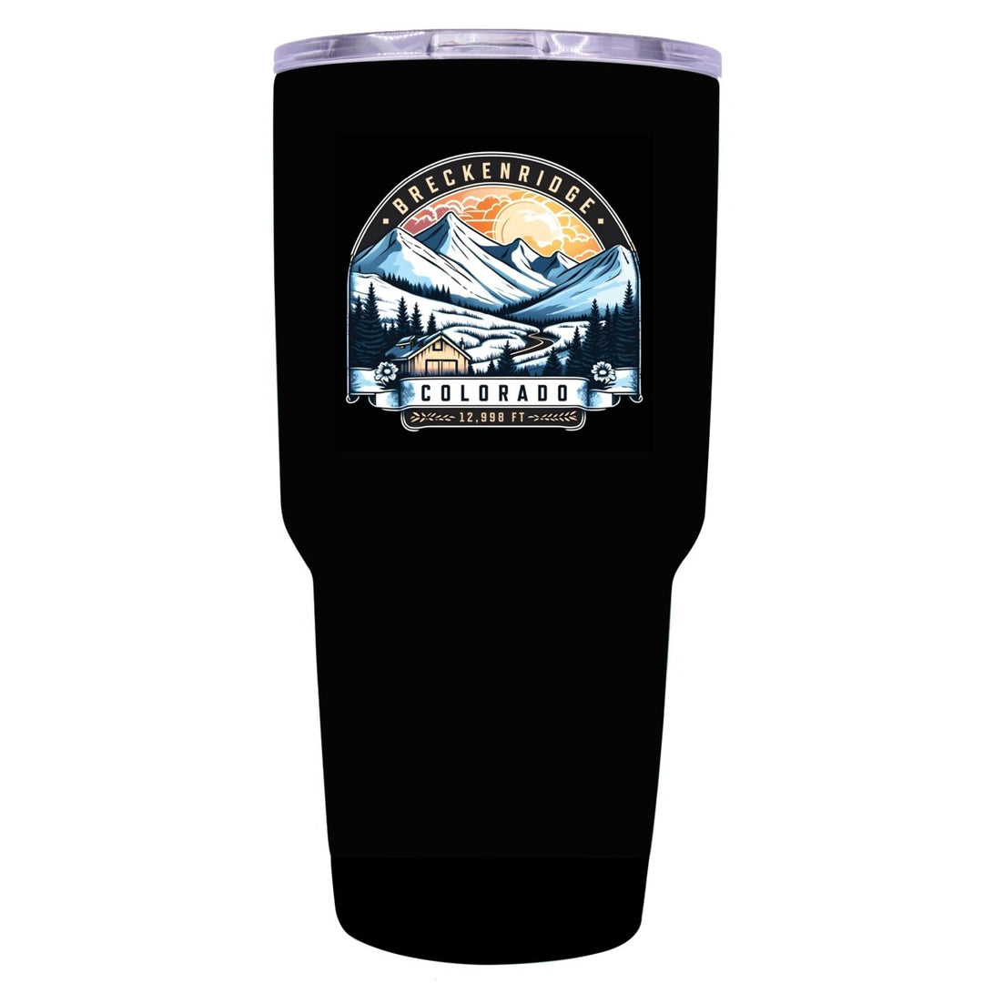 Breckenridge Colorado Souvenir 24 oz Insulated Stainless Steel Tumbler Image 1