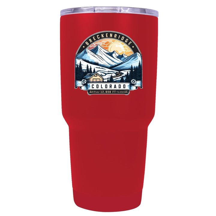 Breckenridge Colorado Souvenir 24 oz Insulated Stainless Steel Tumbler Image 1