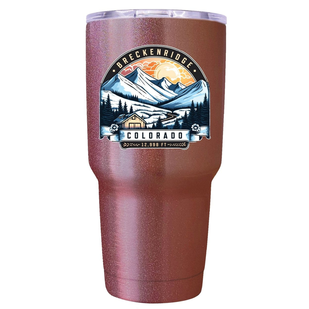 Breckenridge Colorado Souvenir 24 oz Insulated Stainless Steel Tumbler Image 1