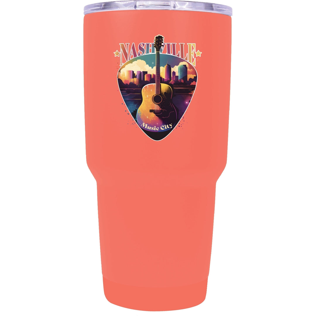 Nashville Tennessee Music City Souvenir 24 oz Insulated Stainless Steel Tumbler Image 3