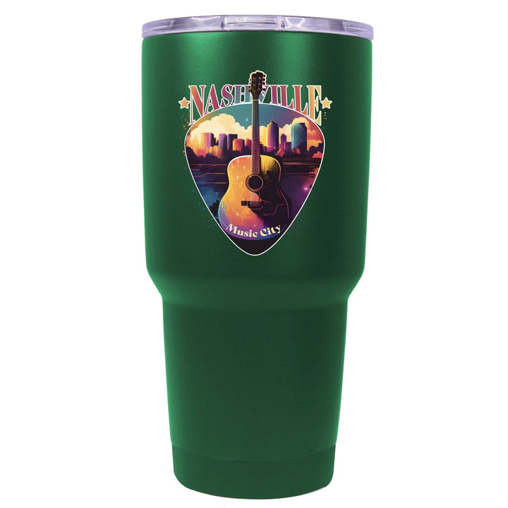 Nashville Tennessee Music City Souvenir 24 oz Insulated Stainless Steel Tumbler Image 4