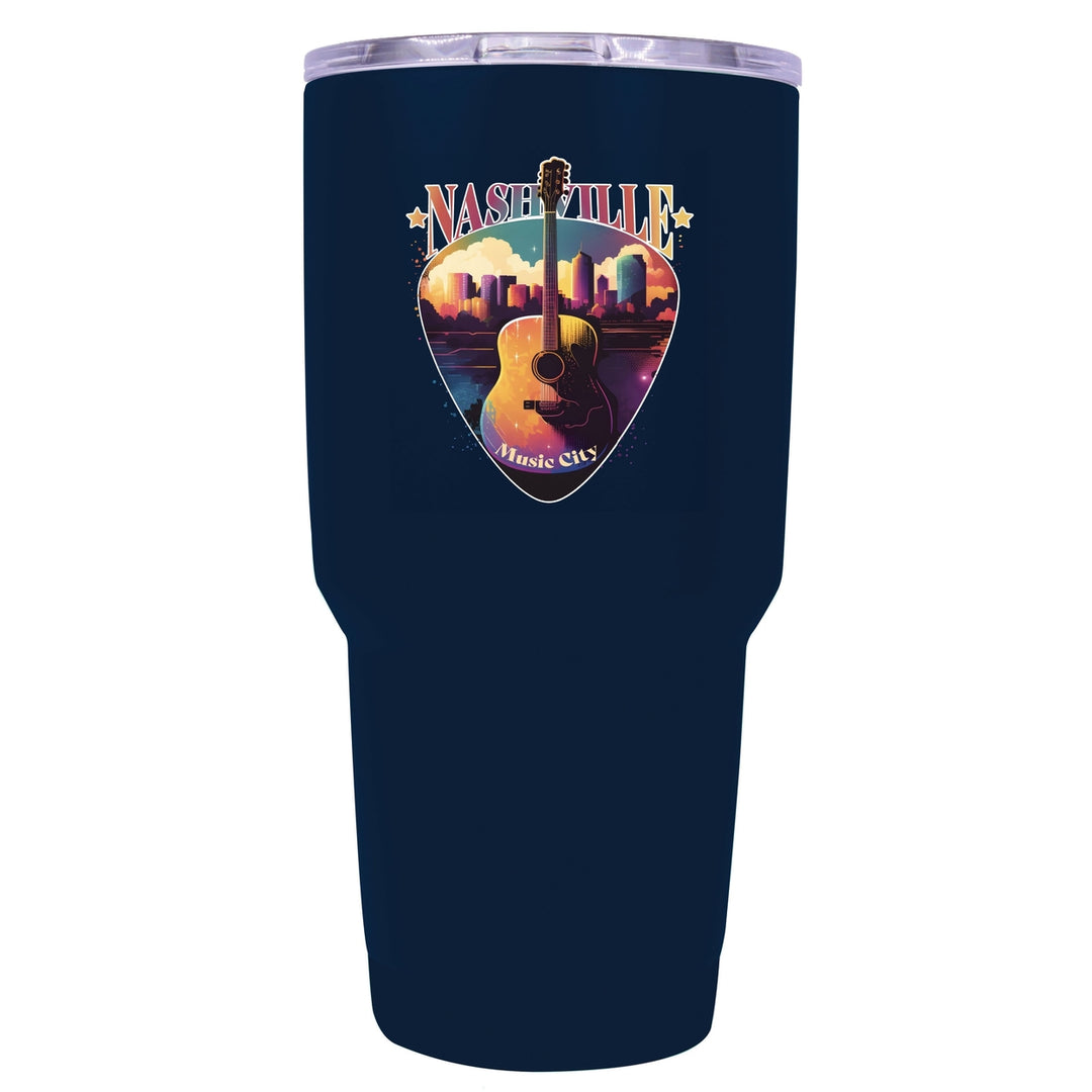 Nashville Tennessee Music City Souvenir 24 oz Insulated Stainless Steel Tumbler Image 4