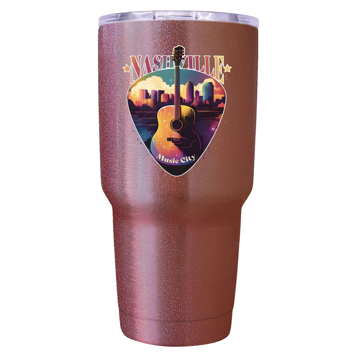 Nashville Tennessee Music City Souvenir 24 oz Insulated Stainless Steel Tumbler Image 7