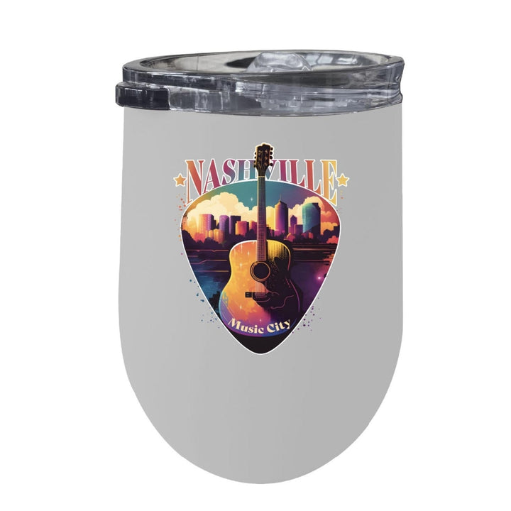 Nashville Tennessee Music City Souvenir 12 oz Insulated Wine Stainless Steel Tumbler Image 7