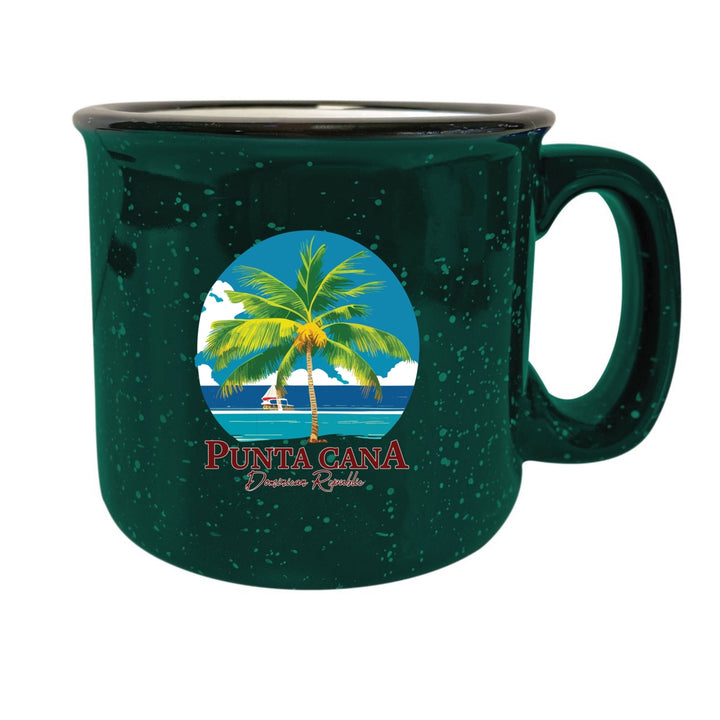 Punta Cana Dominican Republic Souvenir 16 oz Ceramic Camping Mug Image 1