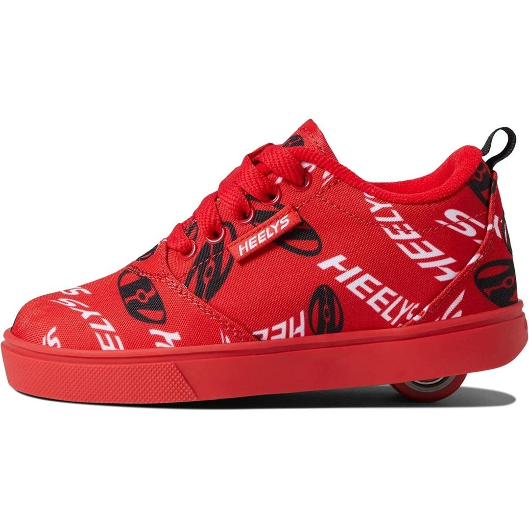 HEELYS Pro 20 Prints Wheeled Heel Shoe Red Black White Little Big Kid Adult Image 1