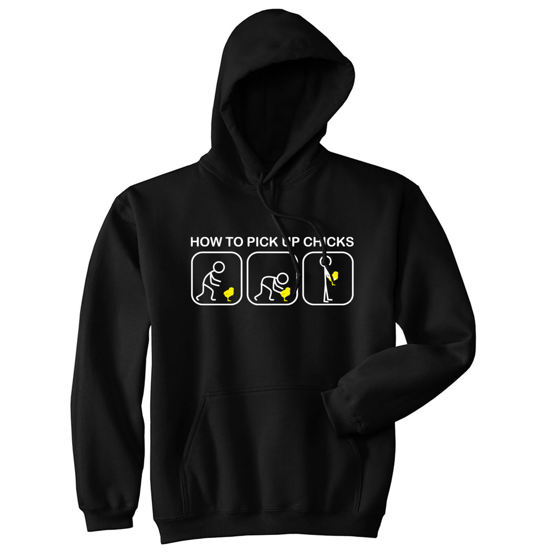 How to Pick Up Chicks Unisex Hoodie Funny Easter Sunday Gift Hooded Sweatshirt Image 1