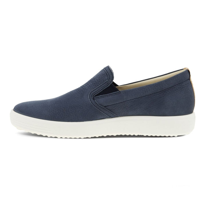 ECCO Womens Soft 7 Slip-On Marine/Powder - 470493-51056 MARINE POWDER Image 3