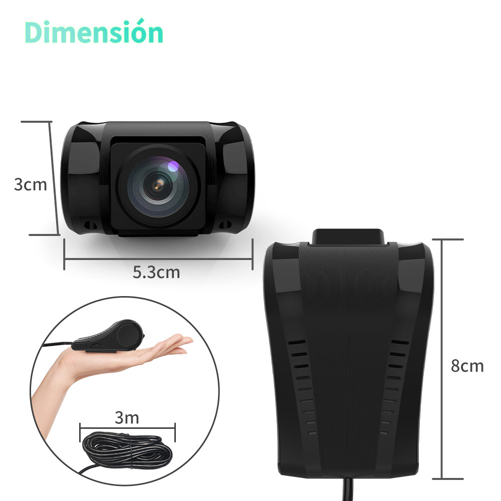 AWESAFE Dash Cam for Cars 1080P FHD Dash CameraCar Front Camera for Android RadioG-SensorWDRParking Monitor Image 8