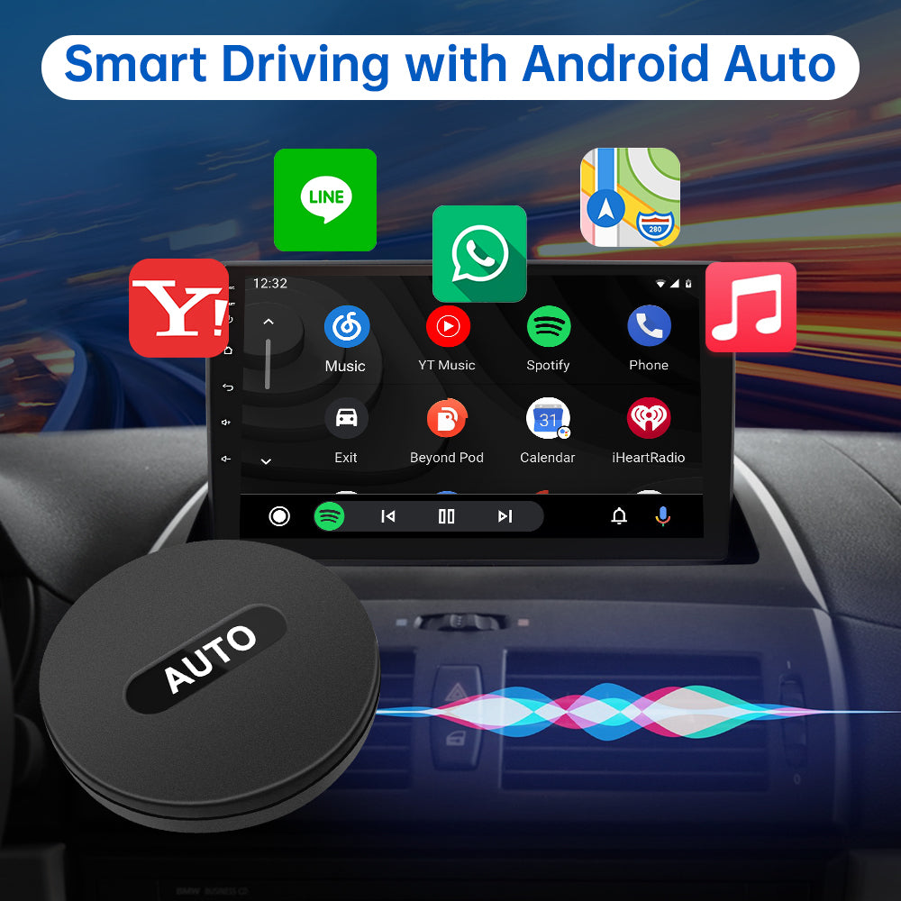 AWESAFE Wireless Android Auto for Cars with Wired Android Auto Connection Turn Android Auto Wired to Android Auto Image 7