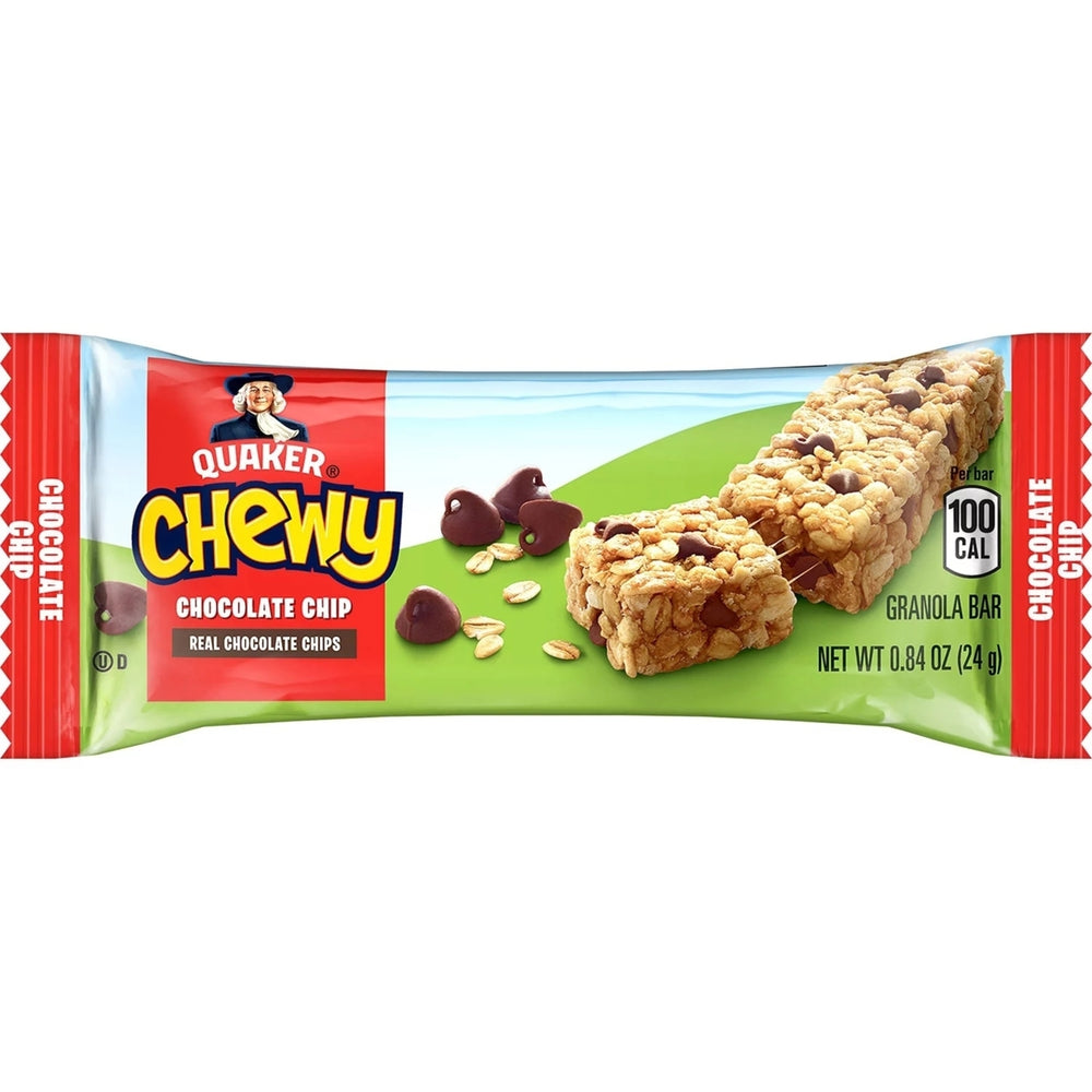 Quaker Chewy Variety Pack Chocolate Chip and Peanut Butter Chocolate Chip (60 Ct) Image 2