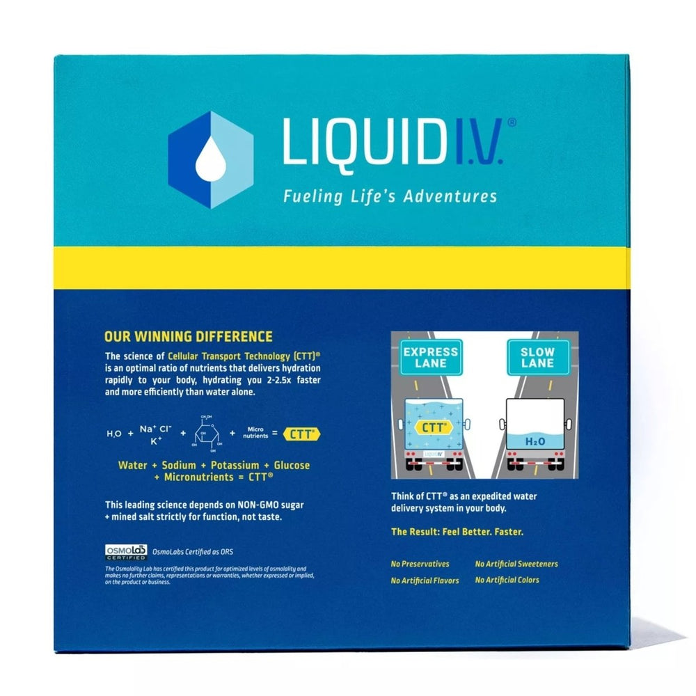 Liquid IV Hydration Multiplier Electrolyte Drink MixLemon Lime (30 Count) Image 2