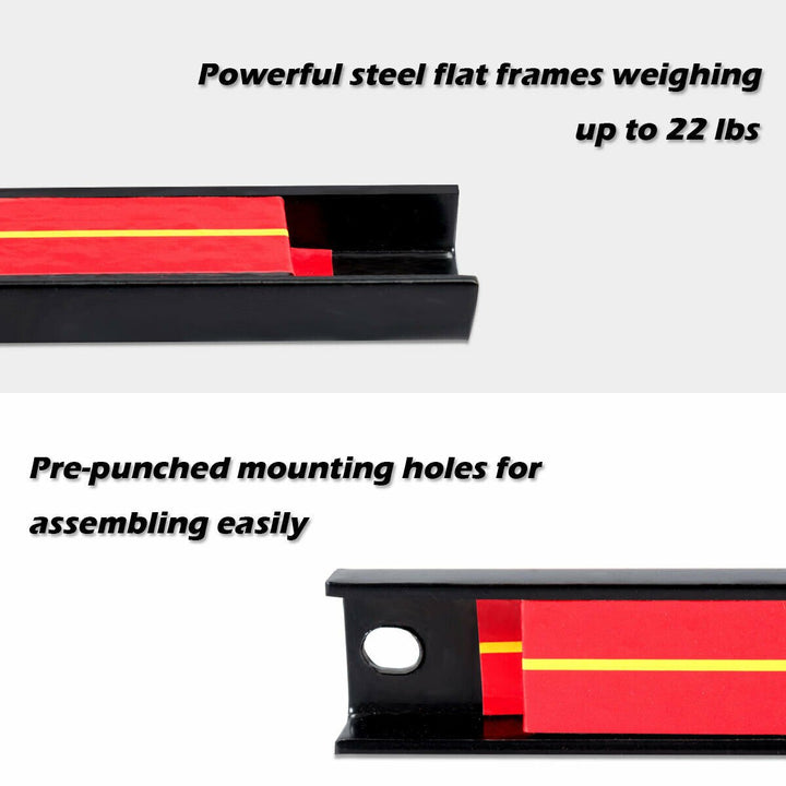 3 PCS 18 Magnetic Tool Holder Bar Organizer Storage Rack Knife Wrench Pilers Image 9