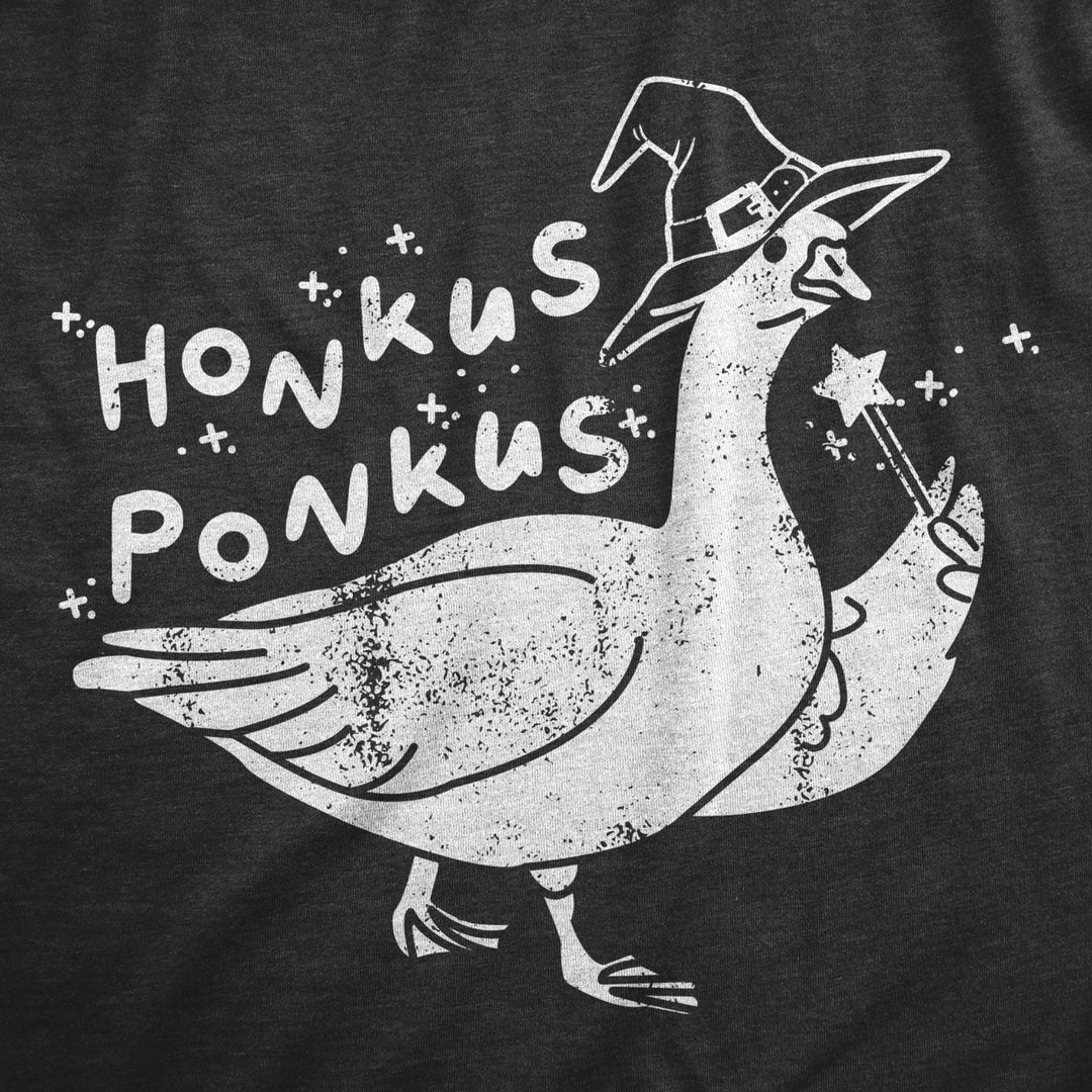 Womens Honkus Ponkus T Shirt Funny Halloween Lovers Goose Witch Joke Tee For Ladies Image 2