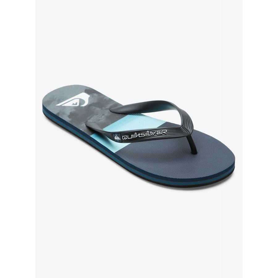 Quiksilver Molokai Panel Flip Flop Sandals AQYL101263 Blue Grey Synthetic 10 Image 1