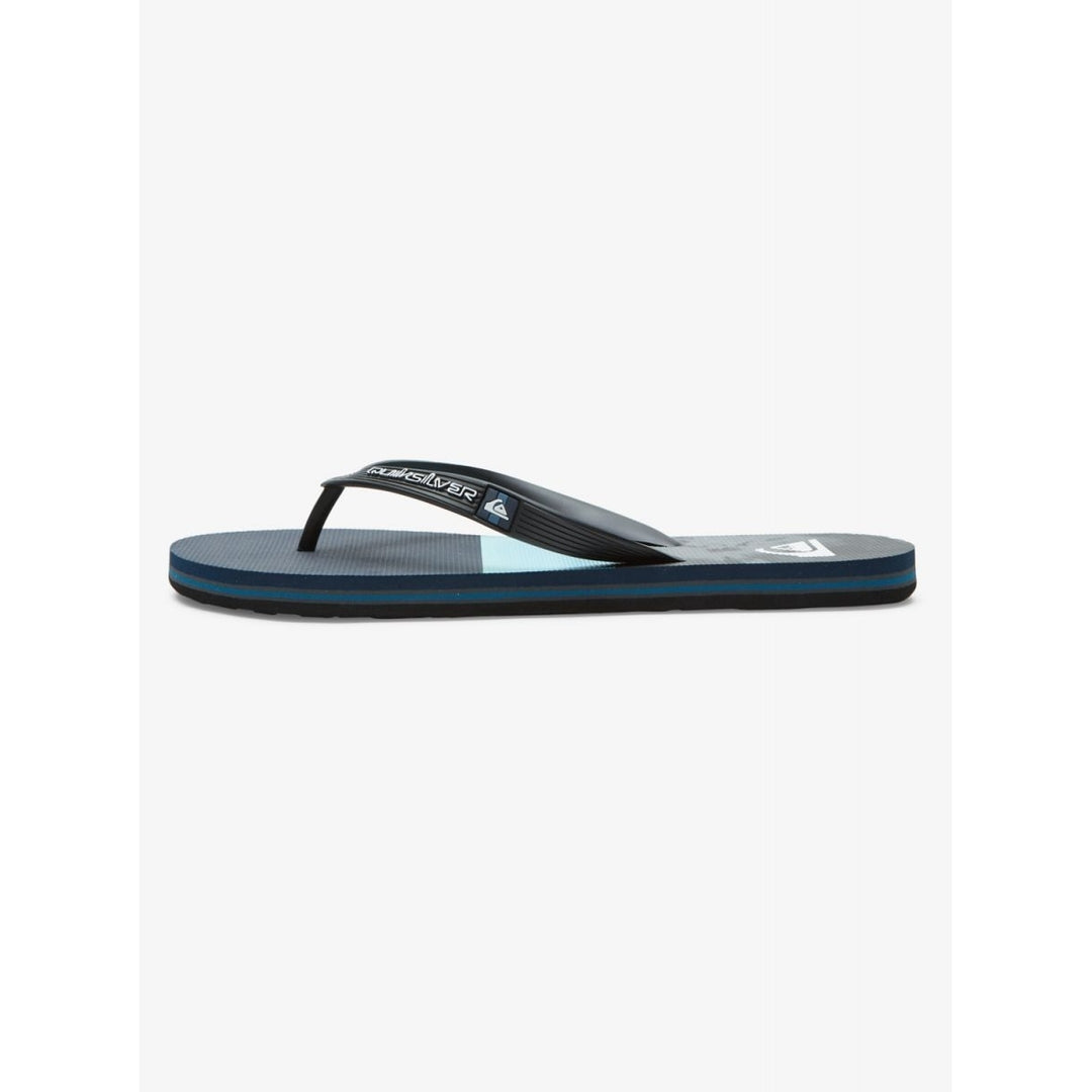 Quiksilver Molokai Panel Flip Flop Sandals AQYL101263 Blue Grey Synthetic 10 Image 2