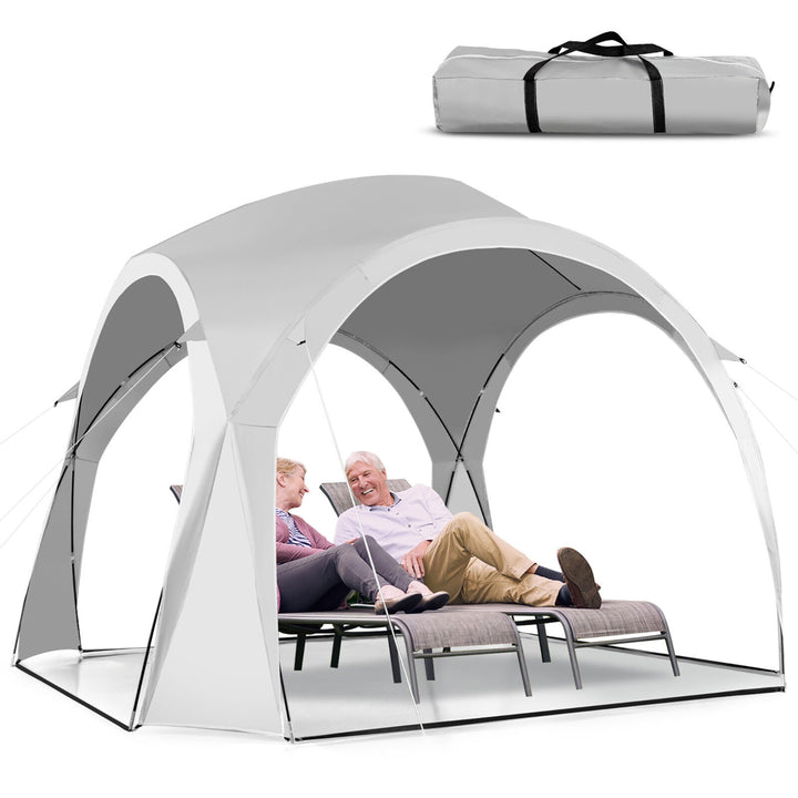 11' x 11' Patio Sun Shade Shelter Canopy Tent Portable UPF 50+Outdoor Beach Image 1