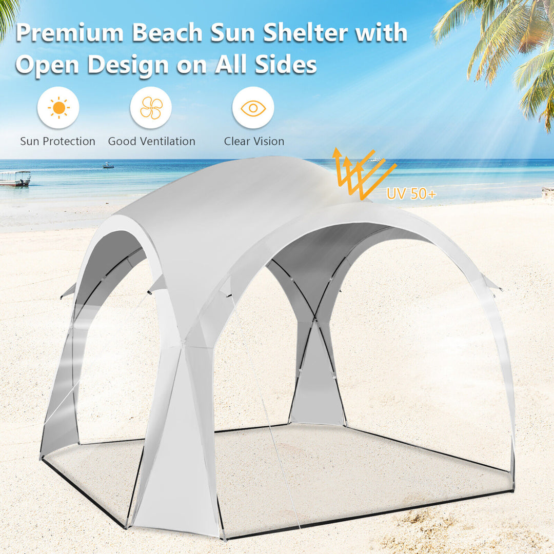 11 x 11 Patio Sun Shade Shelter Canopy Tent Portable UPF 50+Outdoor Beach Image 6