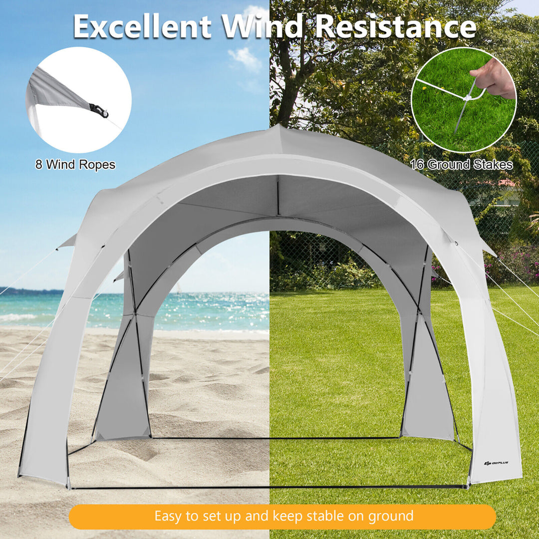 11 x 11 Patio Sun Shade Shelter Canopy Tent Portable UPF 50+Outdoor Beach Image 8
