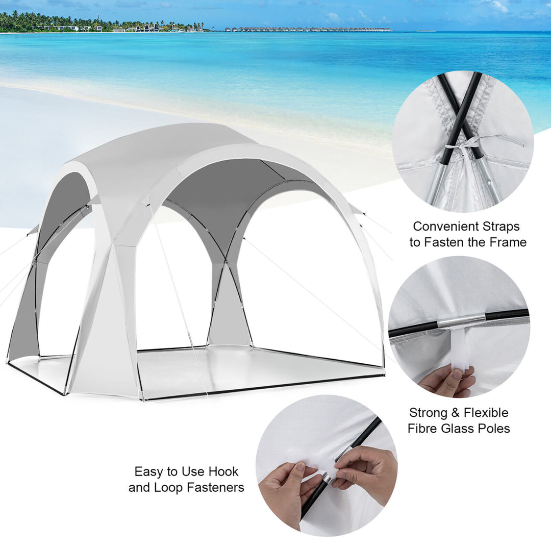 11 x 11 Patio Sun Shade Shelter Canopy Tent Portable UPF 50+Outdoor Beach Image 9