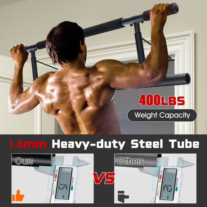 Pull-up Bar for Doorway No Screw Foldable Strength Training Chin-up Bar Home Gym Image 6